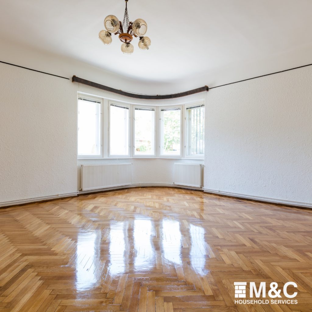 Parquet flooring sanded and refinished in Harpenden West Common by M&C Household Services
